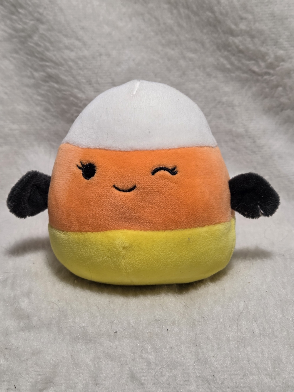 CASEY the Candy Corn Squishmallow 4" Halloween Squad Plush Toy NO HANGTAG